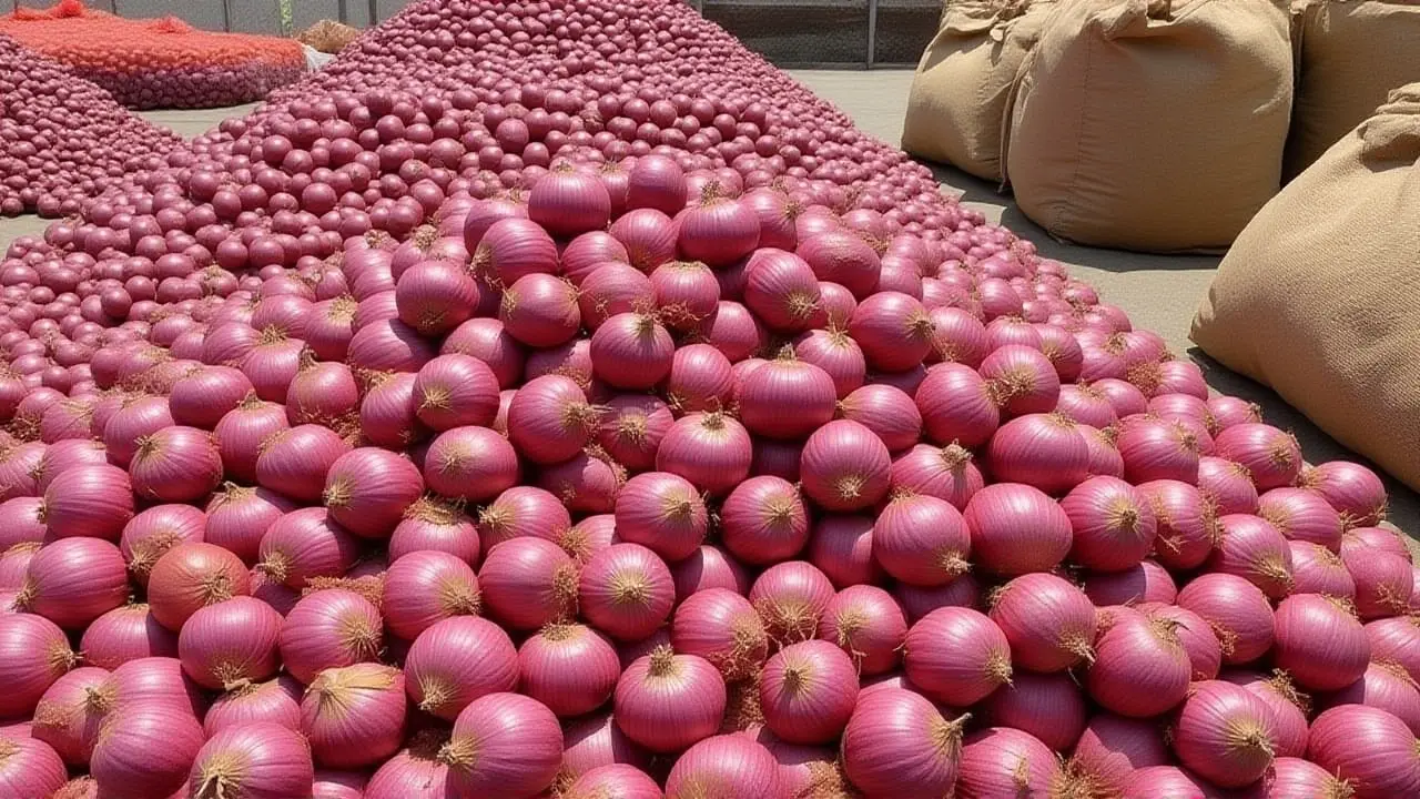 महाराष्ट्र में प्याज के दाम गिरे, किसान बोले- लागत का आधा भी नहीं मिला